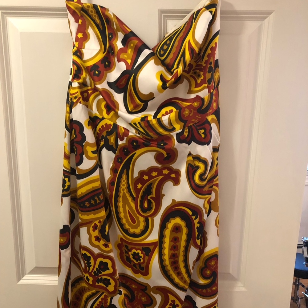 Strapless cocktail dress
